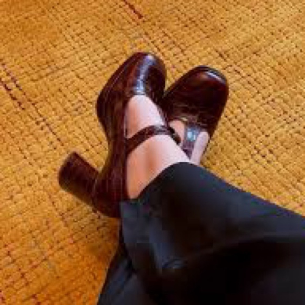 Sézane Monique High Mary Janes Brown Croco FR 39 / US 8 - Picture 9 of 10